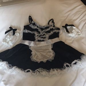 French Maid Outfit with Accessories